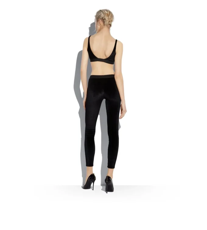 Bralette in velluto elasticizzato