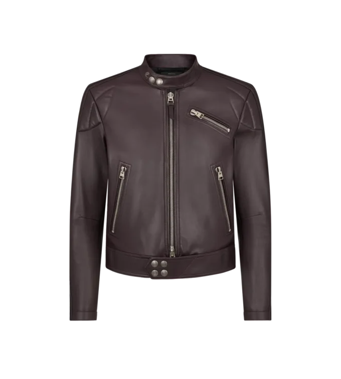 Café Racer in pelle fiore