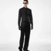 Camicia classica in cotone e seta