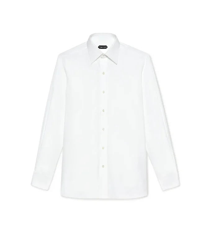 Camicia classica in popeline