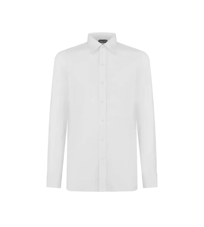 Camicia classica in popeline