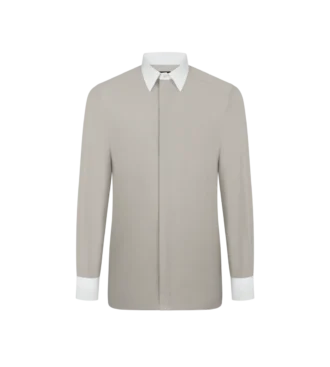 Camicia classica in popeline
