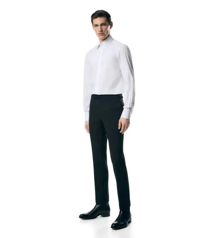 Camicia classica in popeline
