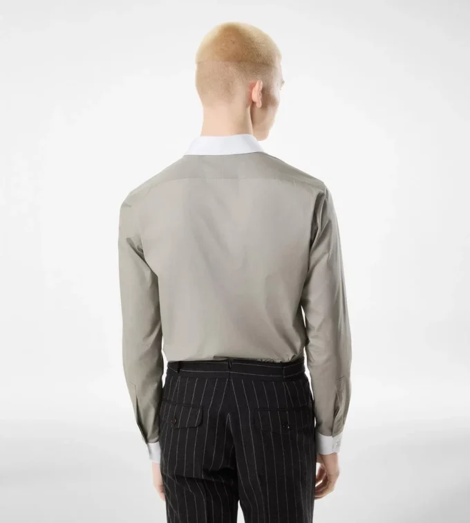 Camicia classica in popeline