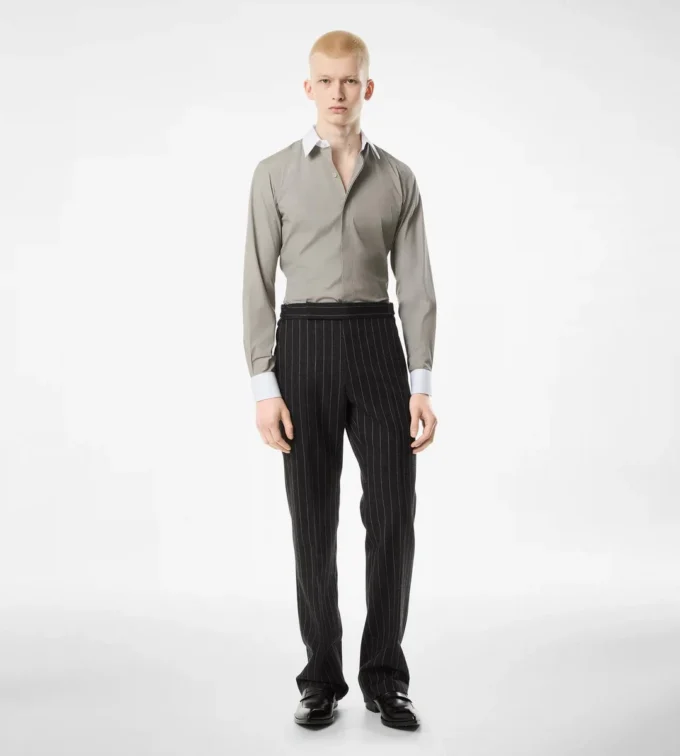 Camicia classica in popeline
