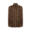 Camicia con dettagli plissettati