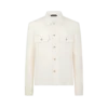 Camicia con taschino in cashmere