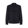 Camicia con taschino in lana leggera Camicia con taschino in lana leggera
