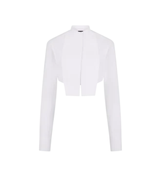 Camicia corta in voile di cotone