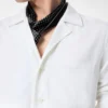 Camicia da pigiama a righe a spina di pesce Camicia da pigiama a righe a spina di pesce