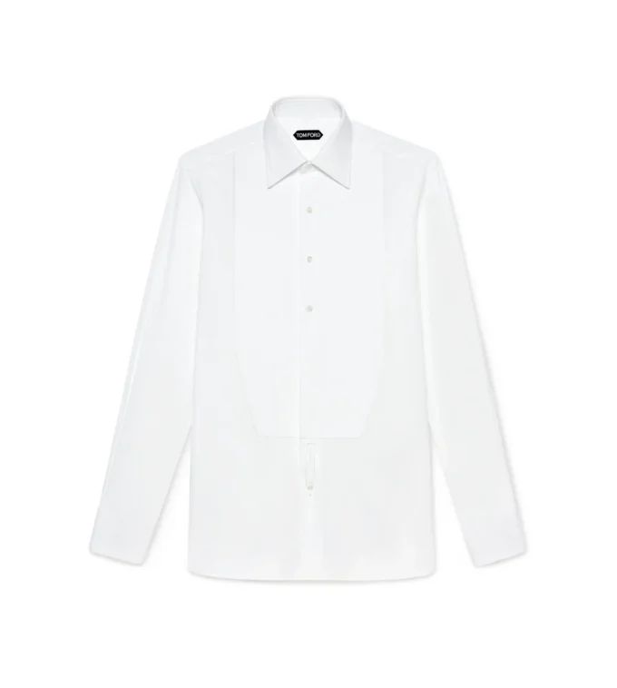 Camicia da sera classica in popeline