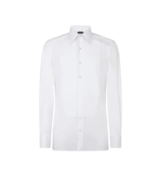 Camicia da sera slim fit in popeline