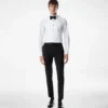 Camicia da sera slim fit in popeline