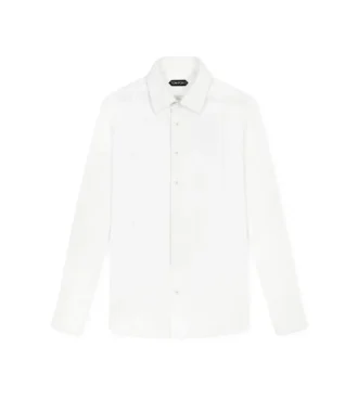 Camicia da sera slim fit in voile da cocktail