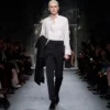 Camicia da sera slim fit in voile da cocktail