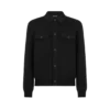 Camicia esterna double face in lana e cashmere