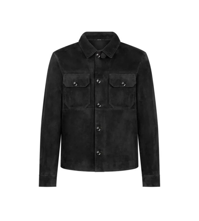 Camicia esterna in pelle scamosciata leggera Camicia esterna in pelle scamosciata leggera