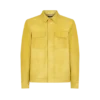 Camicia esterna in pelle scamosciata spazzolata