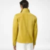 Camicia esterna in pelle scamosciata spazzolata
