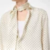 Camicia fluida con stampa paisley in crêpe de chine Camicia fluida con stampa paisley in crêpe de chine