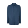 Camicia fluida in gabardine