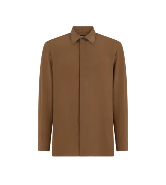 Camicia fluida in seta