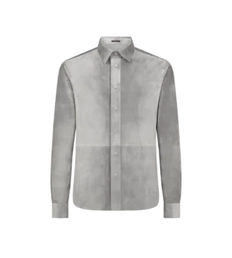 Camicia in camoscio cashmere