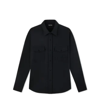 Camicia in misto cotone e seta