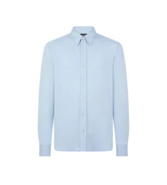 Camicia in misto cotone e seta