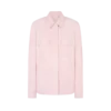 Camicia in morbida pelle scamosciata di capra Camicia in morbida pelle scamosciata di capra