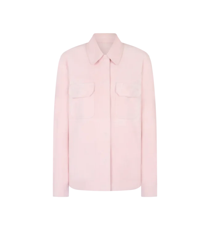 Camicia in morbida pelle scamosciata di capra Camicia in morbida pelle scamosciata di capra