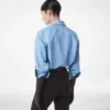 Camicia in pelle francese plongé Camicia in pelle francese plongé