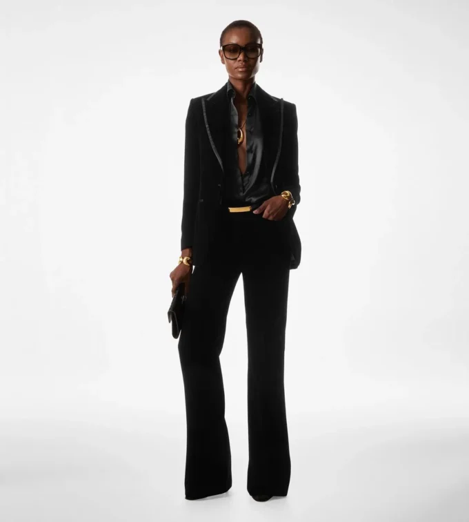 Camicia in seta charmeuse fluida