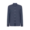 Camicia in seta trasparente
