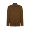 Camicia militare in cotone e lino Camicia militare in cotone e lino
