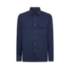 Camicia militare in twill di cotone