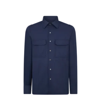 Camicia militare in twill di cotone