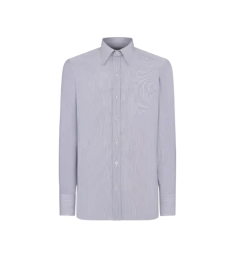 Camicia slim fit a righe sottili