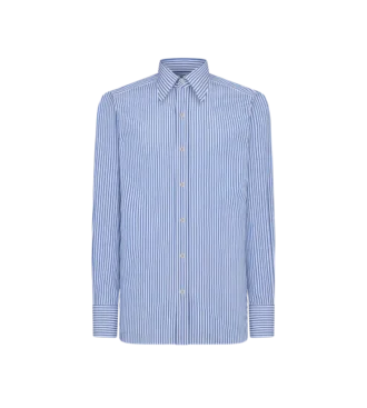 Camicia slim fit a righe sottili