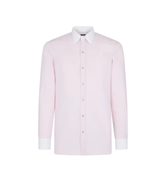 Camicia slim fit con struttura tridimensionale