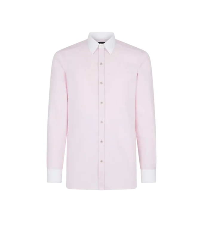 Camicia slim fit con struttura tridimensionale
