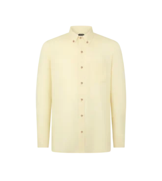 Camicia slim fit in gabardine fluido