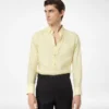 Camicia slim fit in gabardine fluido Camicia slim fit in gabardine fluido
