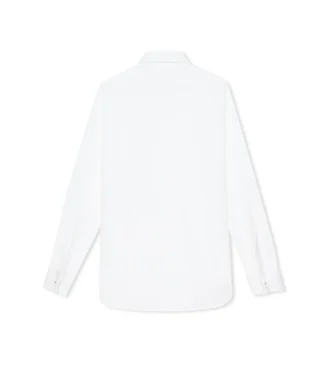 Camicia slim fit in popeline