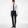 Camicia slim fit in popeline
