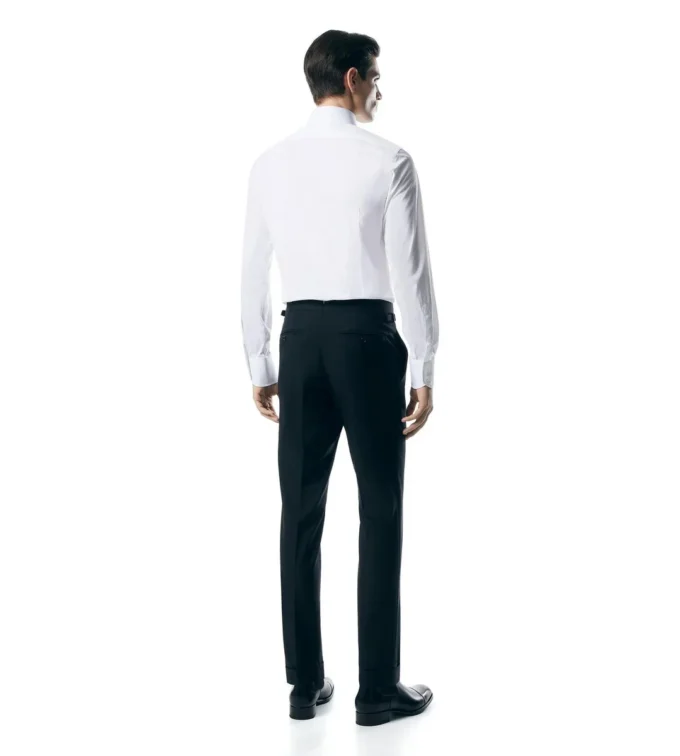 Camicia slim fit in popeline