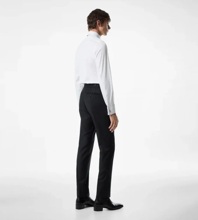 Camicia slim fit in popeline