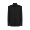 Camicia slim fit in raso crepe