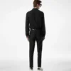 Camicia slim fit in raso crepe