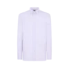 Camicia slim fit in twill micro quadrettato Camicia slim fit in twill micro quadrettato